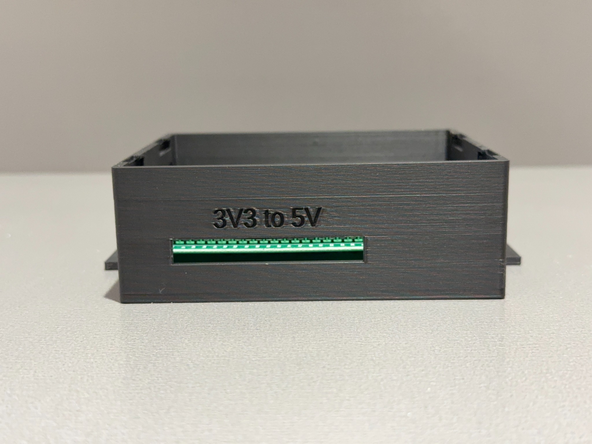 Side detail of the Ranger family enclosure showing 3V3 to 5V side